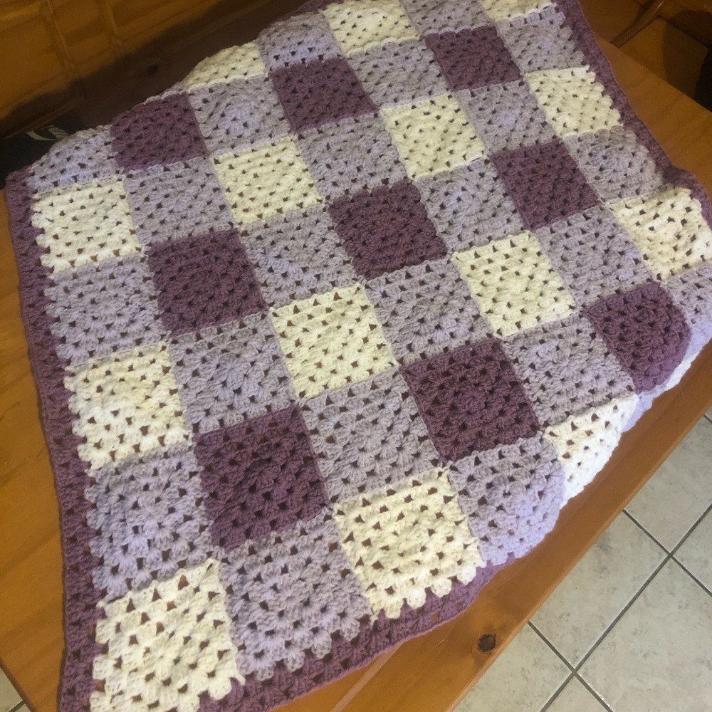 🖤 Crochet Baby Blanket. - Picture 1 of 3